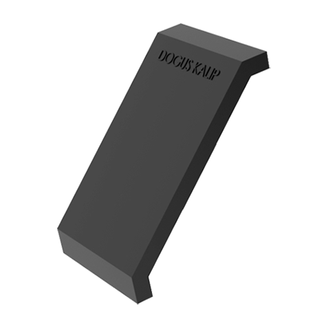 Plastic end caps for corner connectors