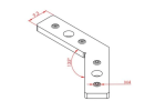 Flat angle connectors