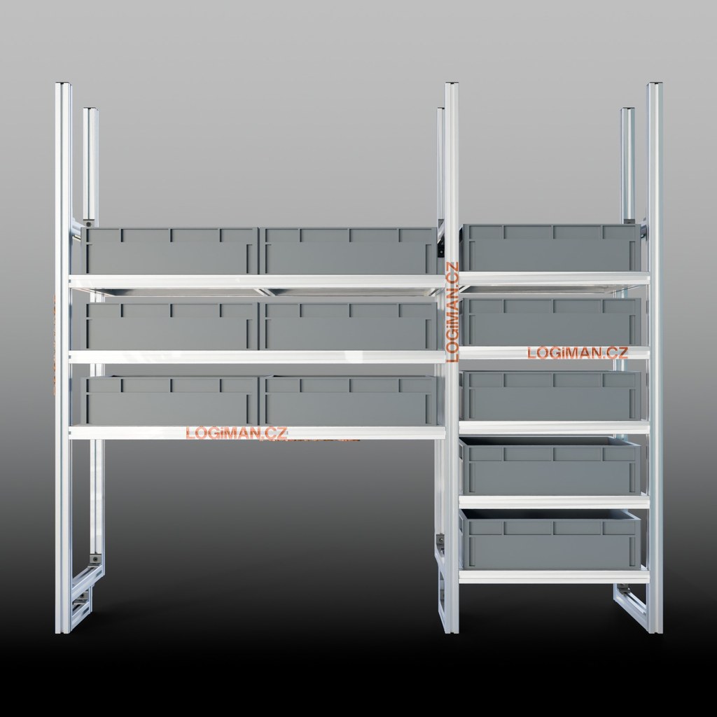Vehicle shelving units