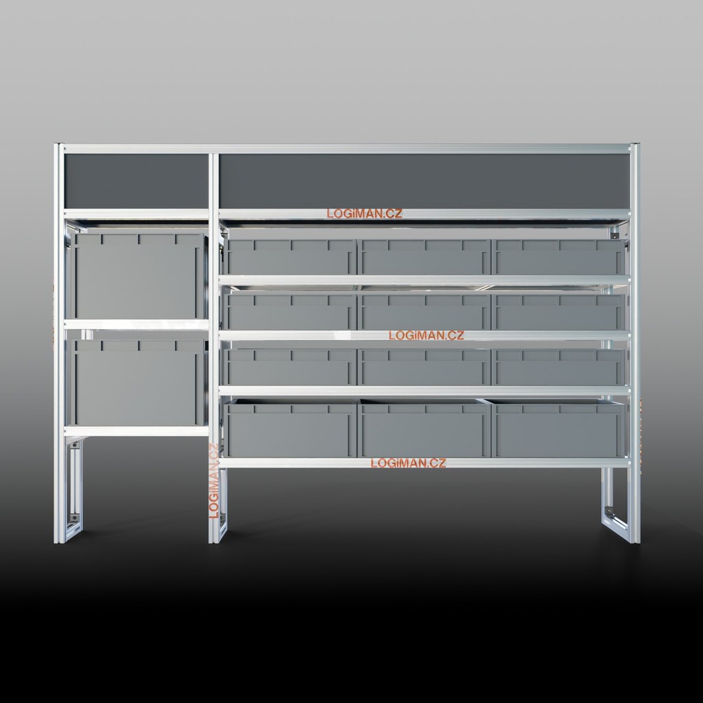 Euro box shelving unit – Citroën Jumpy L2 (from 2016)