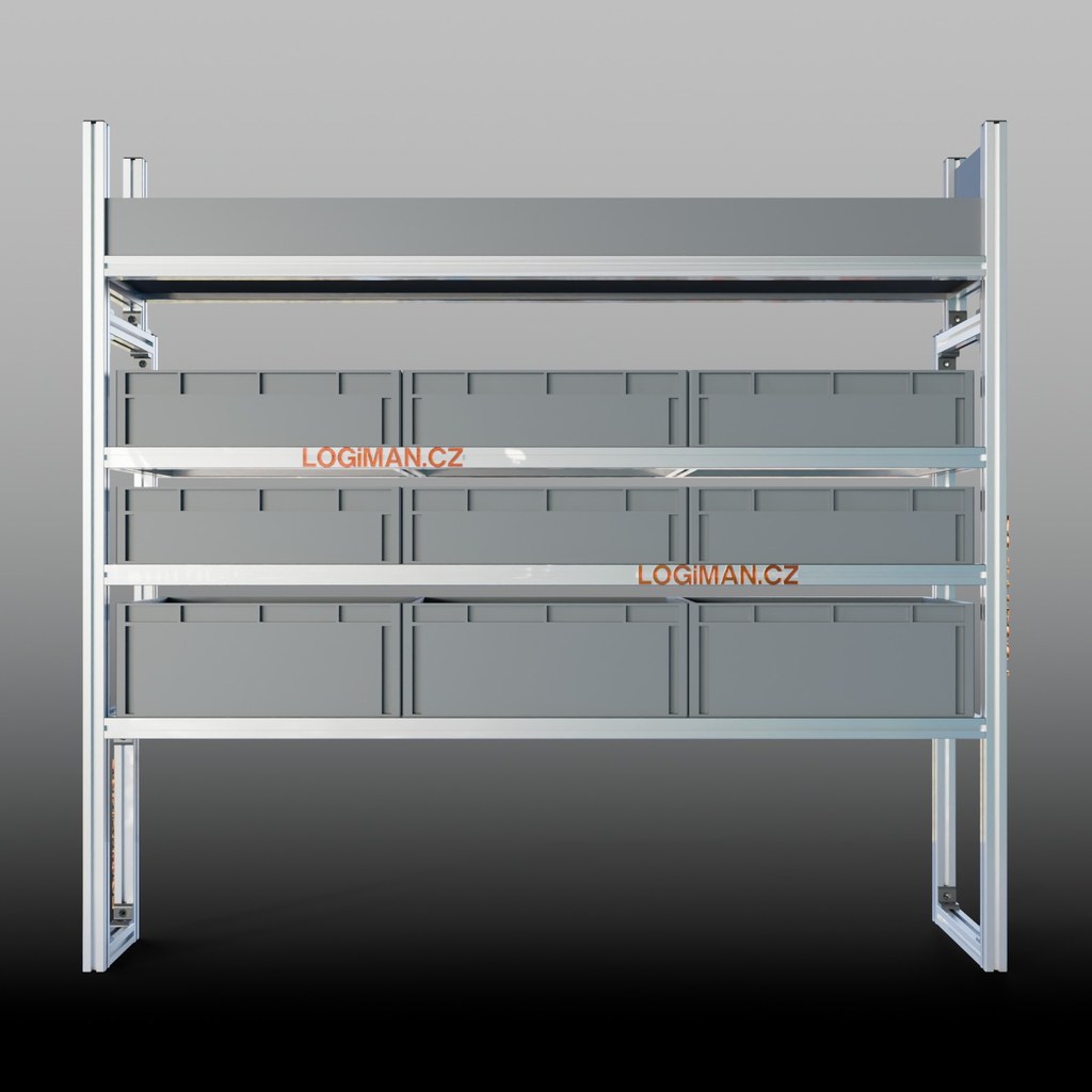 Euro box shelving unit – Citroën Jumpy L1 (from 2016)