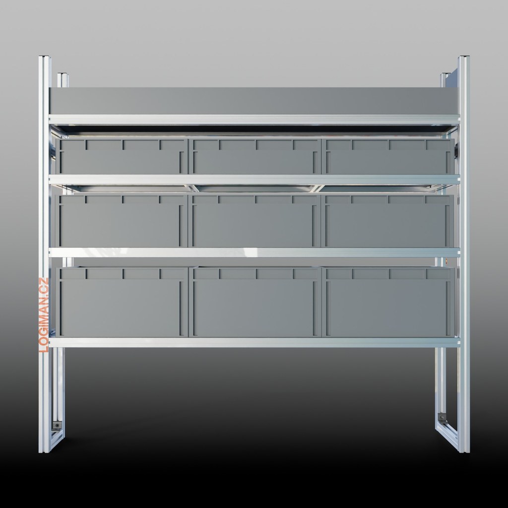 Euro box shelving unit – Citroën ë-Jumpy L1 (from 2021)