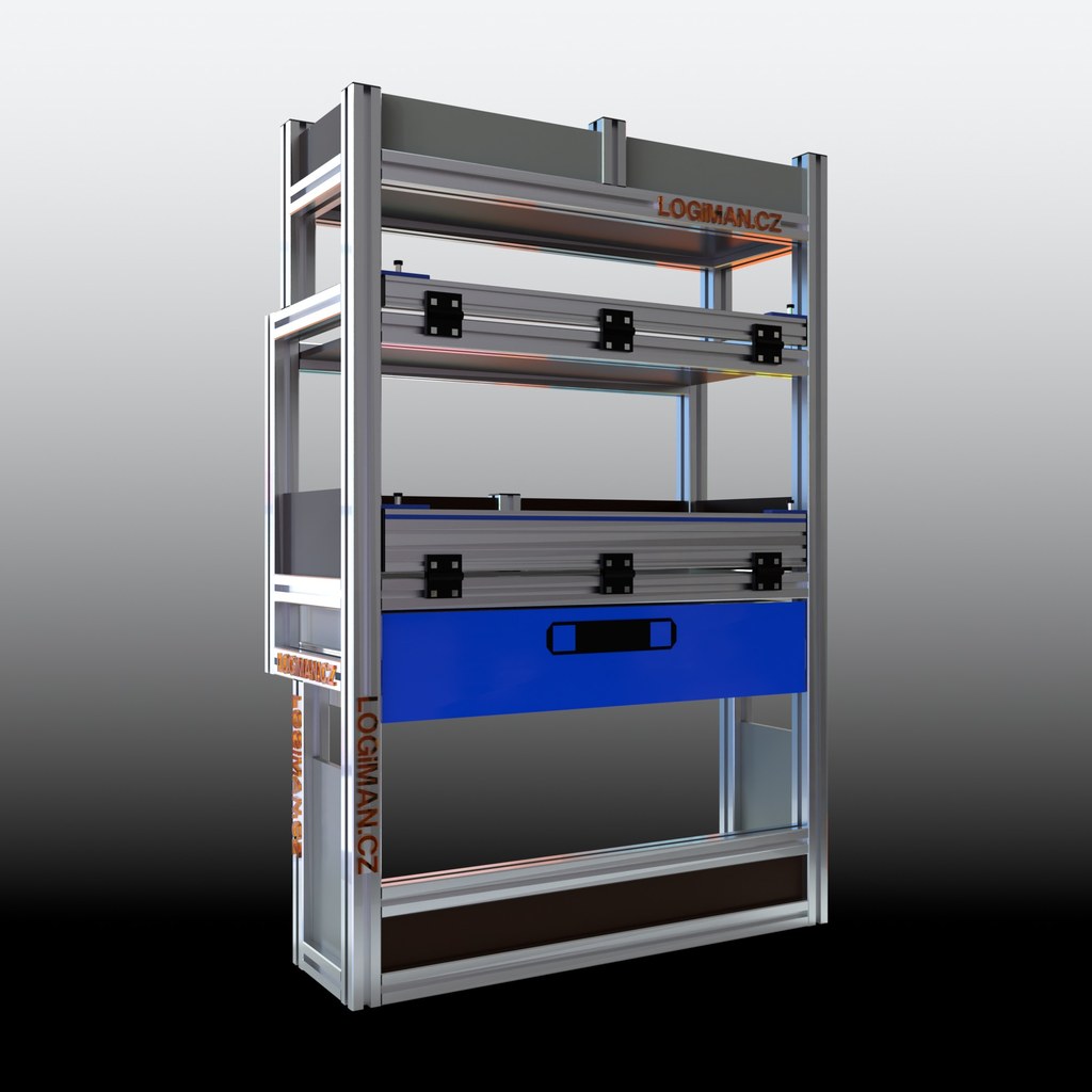 Van shelving fit-out – Peugeot Expert L2