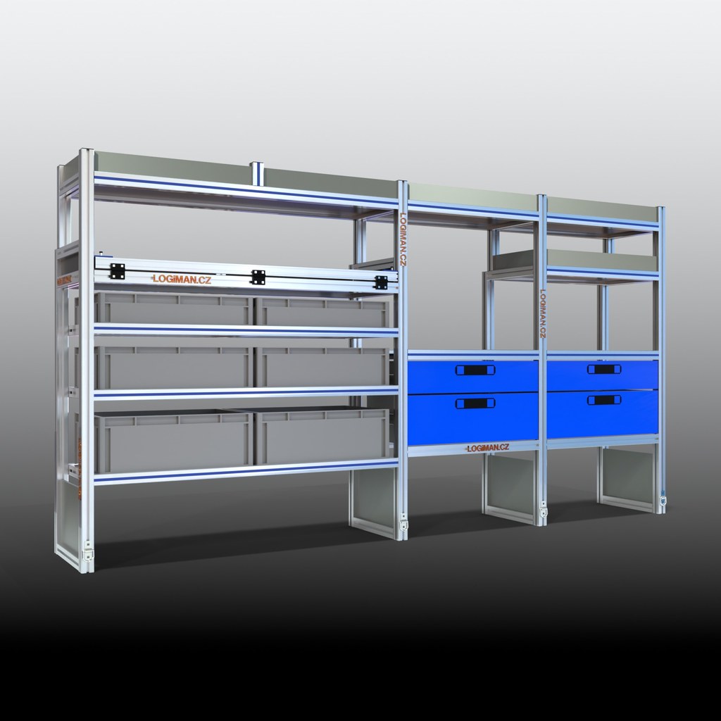 Van shelving fit-out – Mercedes Sprinter L2H1