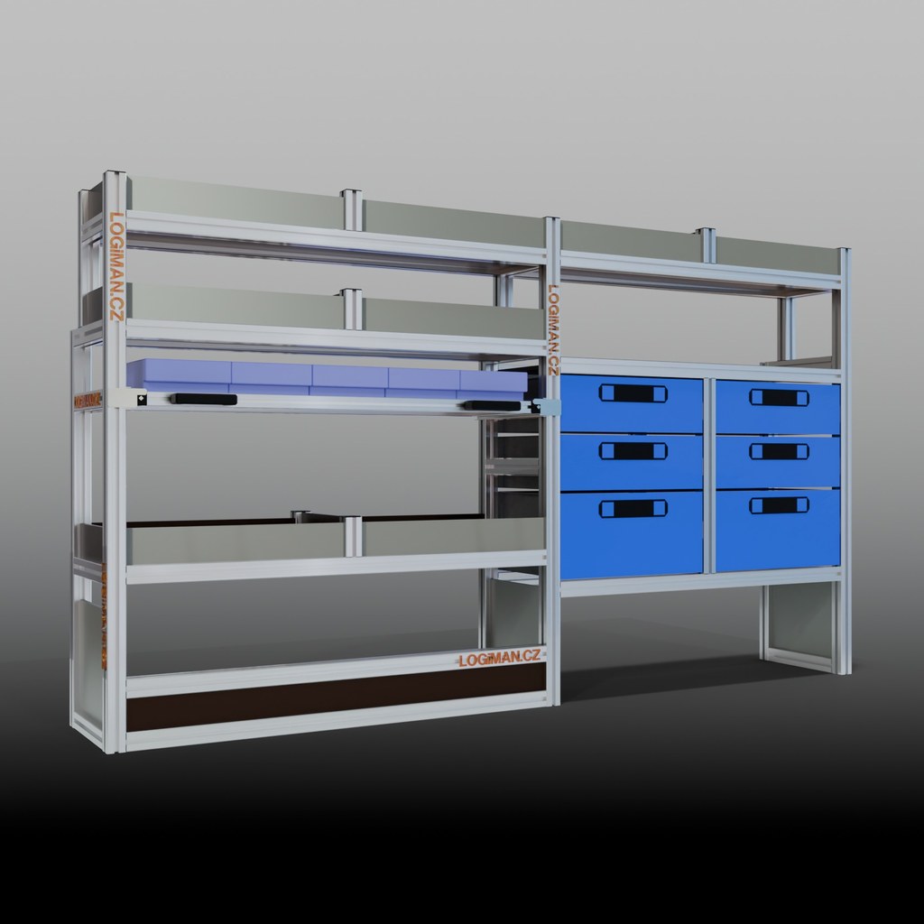 Van shelving fit-out – Mercedes Vito L2