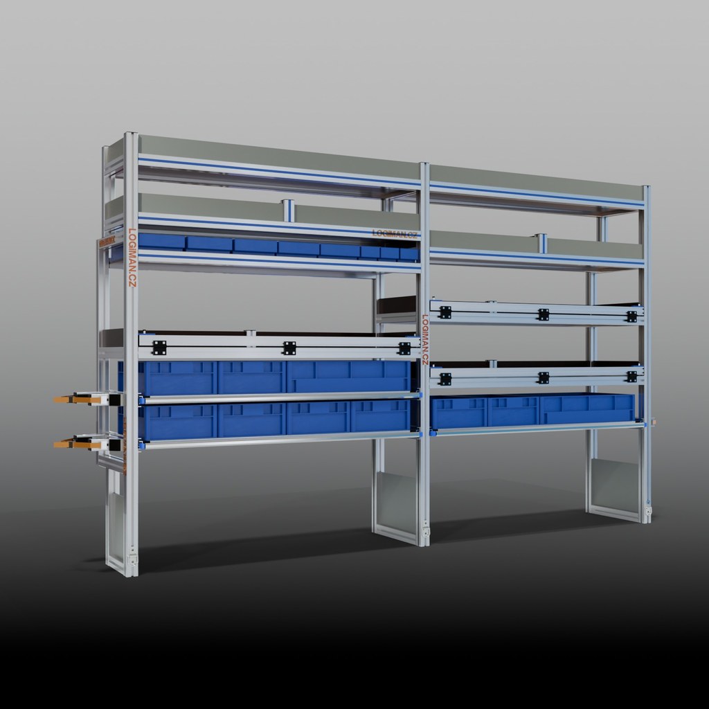 Van shelving fit-out – Opel Movano L3H2
