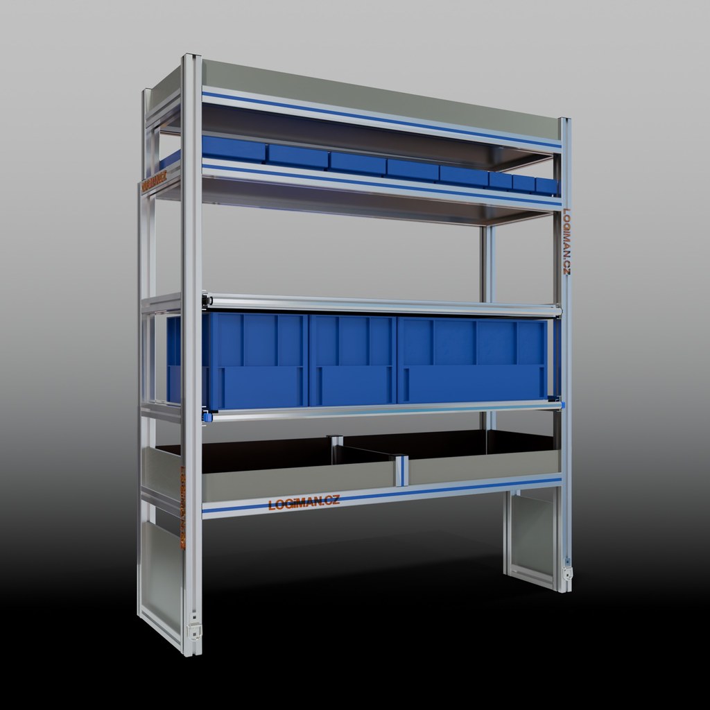 Van shelving fit-out – Ford Transit L2H2 FWD
