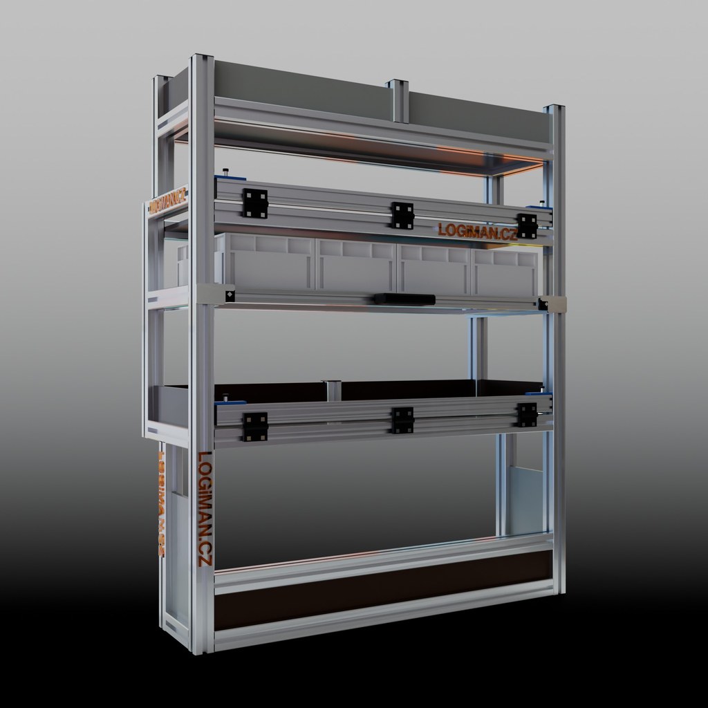 Van shelving fit-out – Peugeot Expert L2