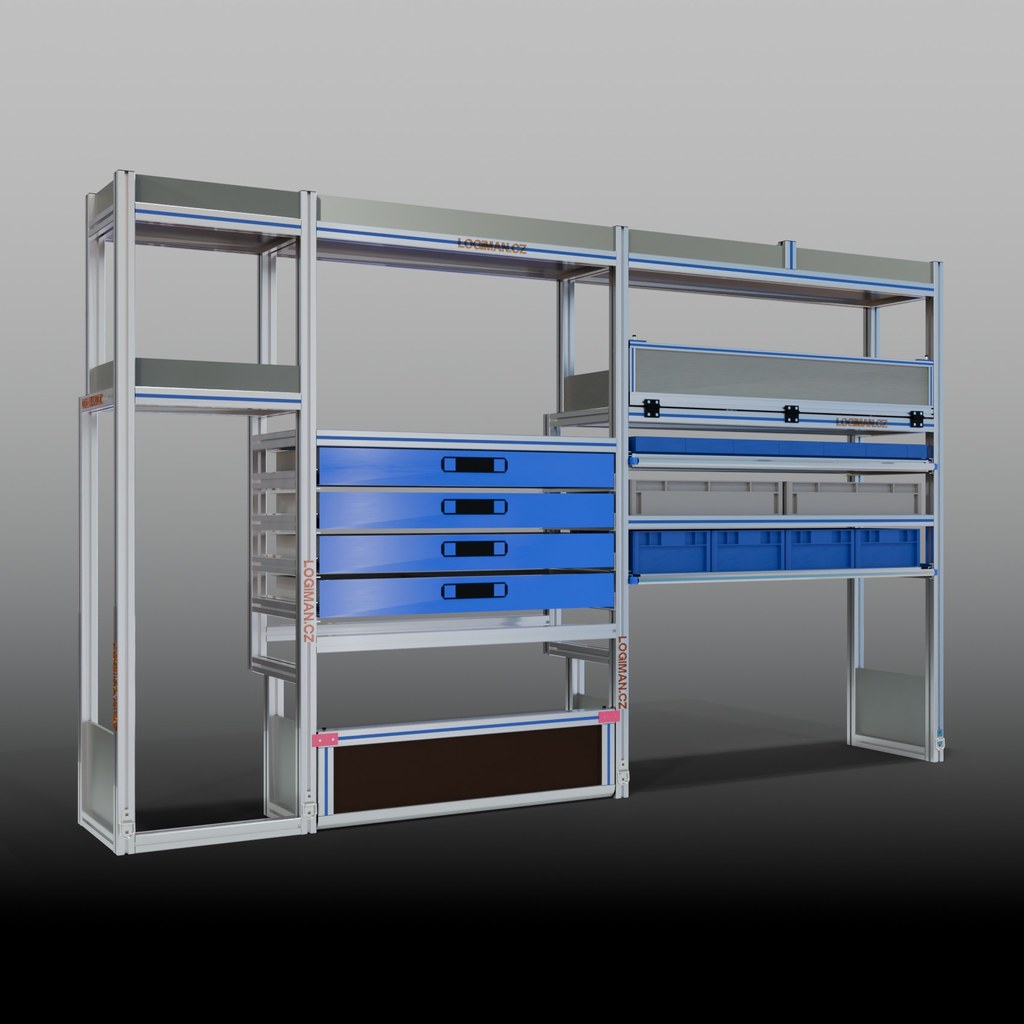 Van shelving fit-out – Mercedes Sprinter L2H2