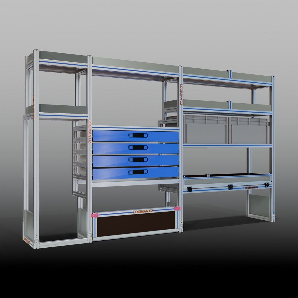 Van shelving fit-out – Mercedes Sprinter L2H2