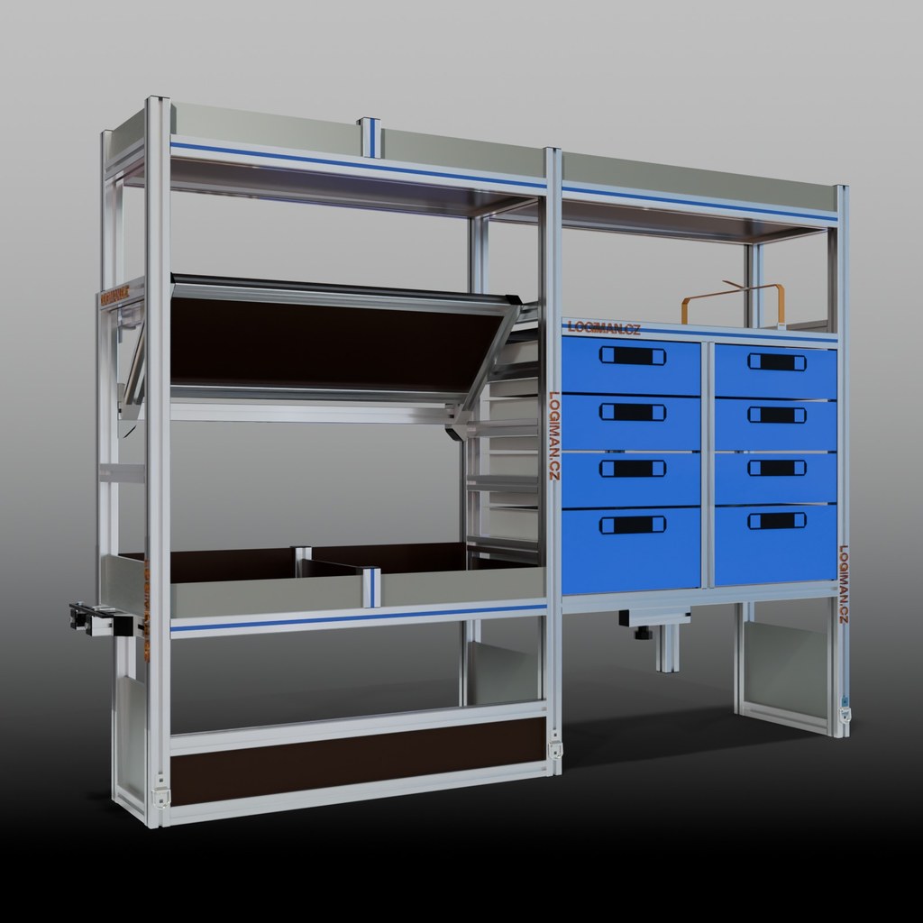Van shelving fit-out – Mercedes Sprinter L1H1