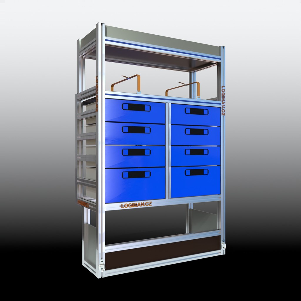 Van shelving fit-out – Mercedes Sprinter L1H1