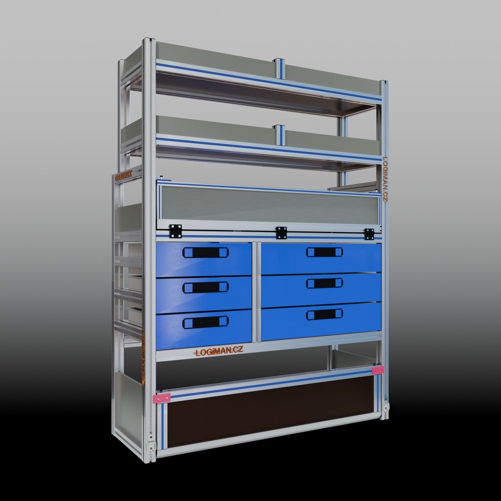 Van shelving fit-out – VW Crafter L3H3 FWD