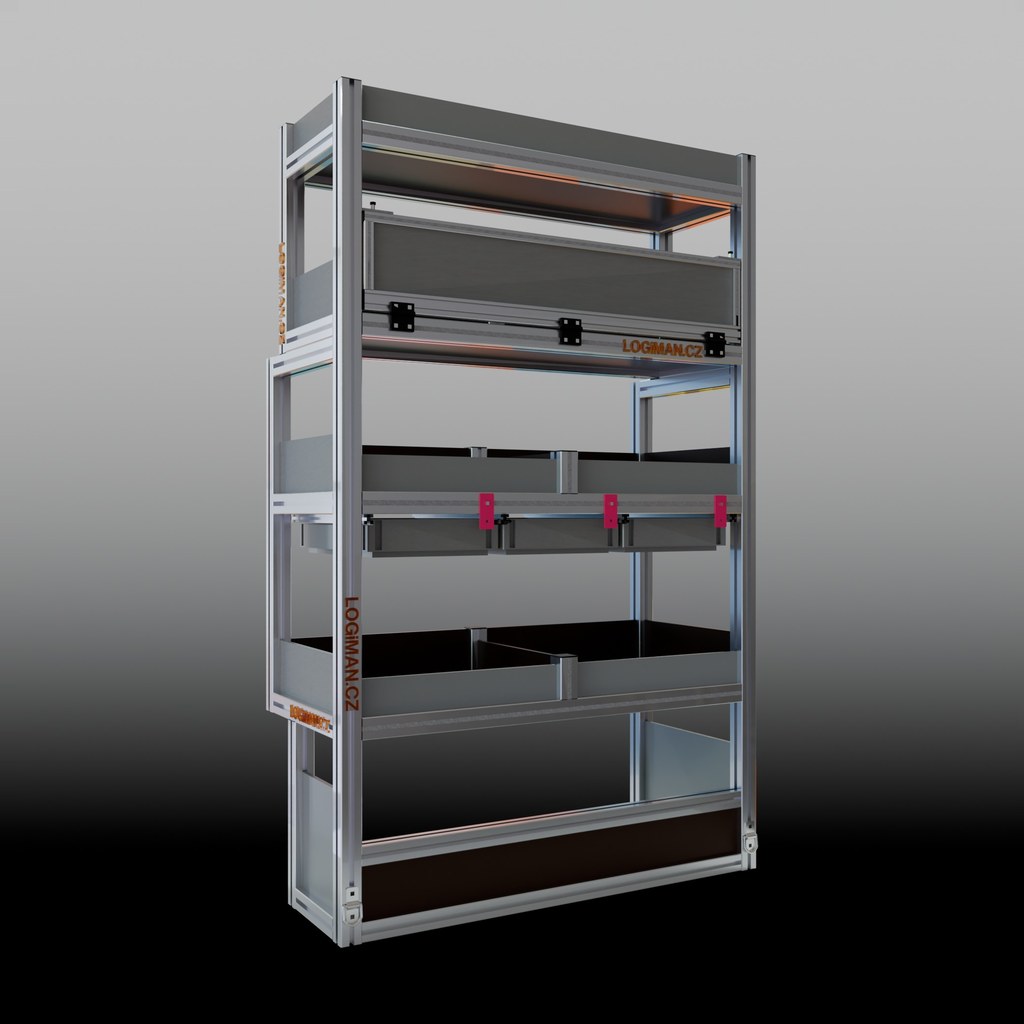 Van shelving fit-out – VW Crafter L3H3 FWD
