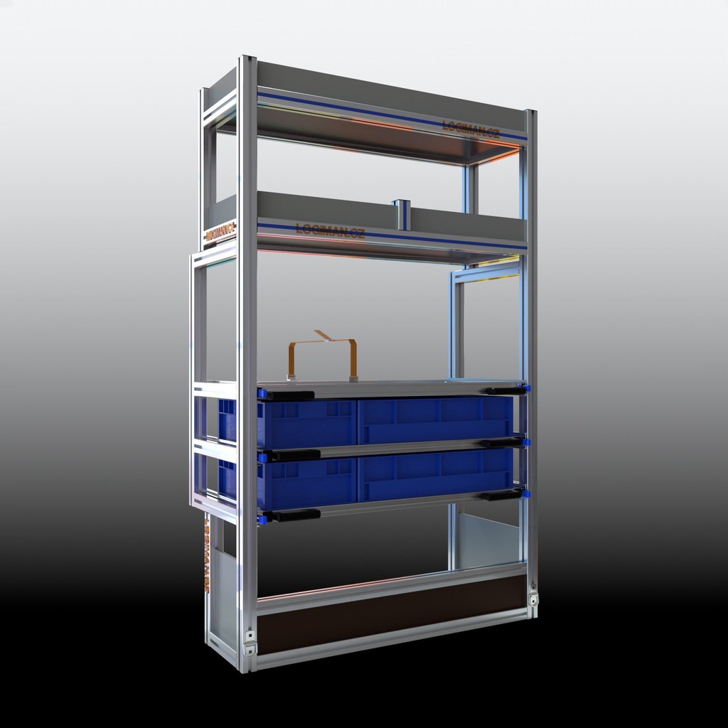 Van shelving fit-out – VW Crafter L3H3 FWD