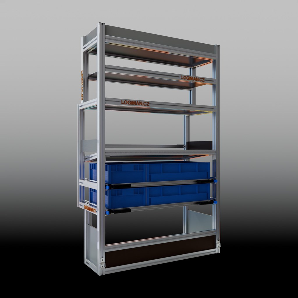 Van shelving fit-out – VW Crafter L3H3 FWD