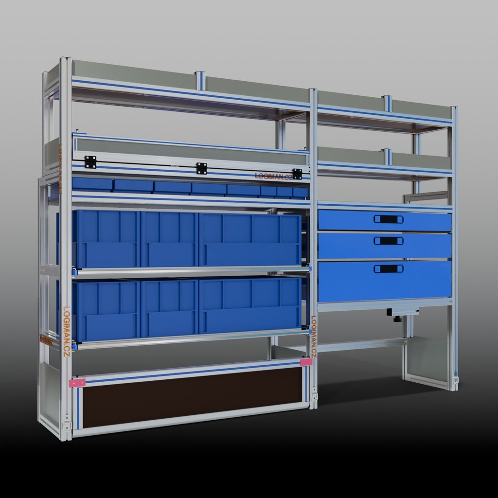 Van shelving fit-out – VW Crafter L3H3 FWD