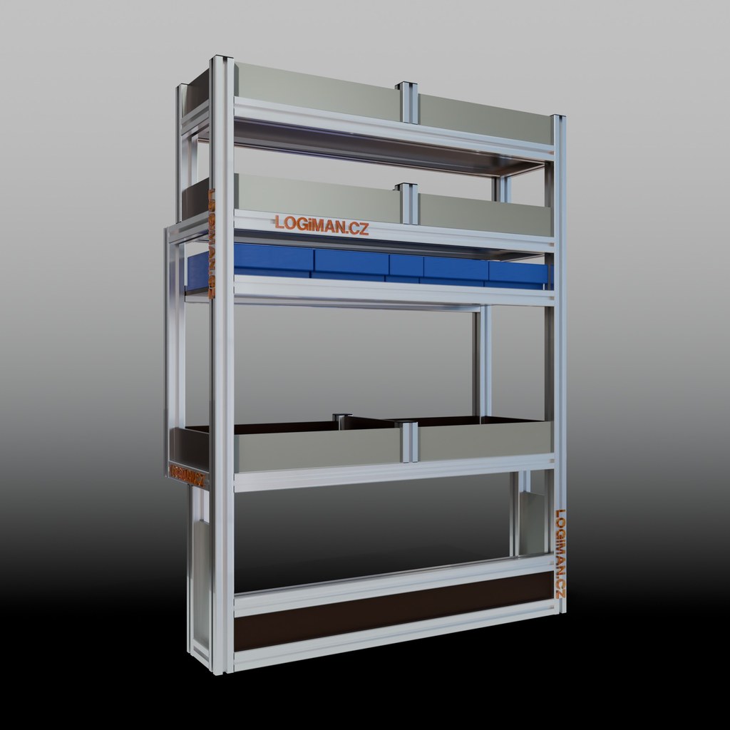 Van shelving fit-out – VW Transporter T6 L1