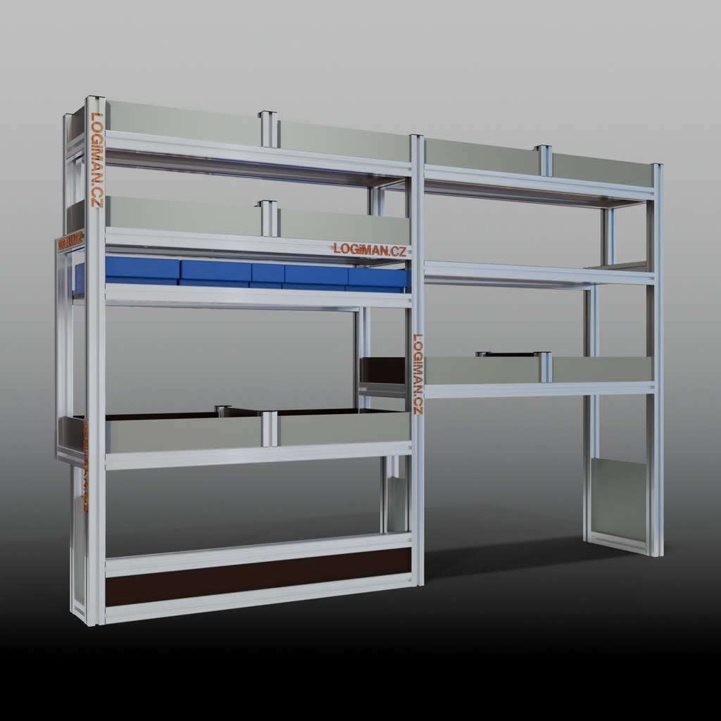 Van shelving fit-out – VW Transporter T6 L1