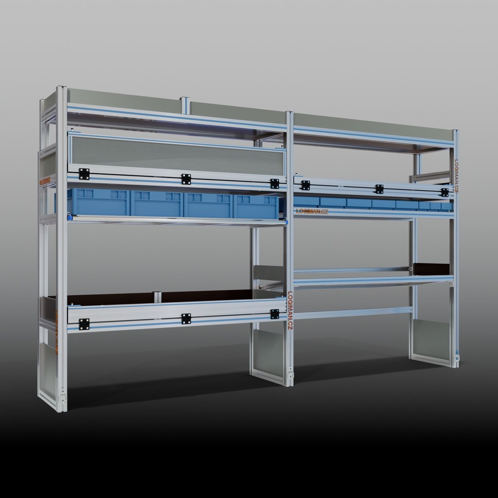Van shelving fit-out – Ford Transit L3H2 FWD
