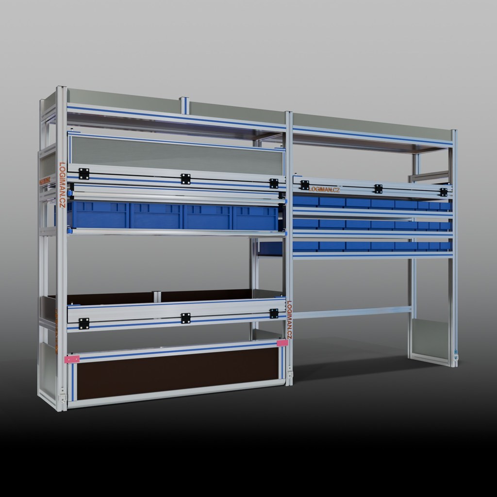 Van shelving fit-out – Ford Transit L3H2 FWD