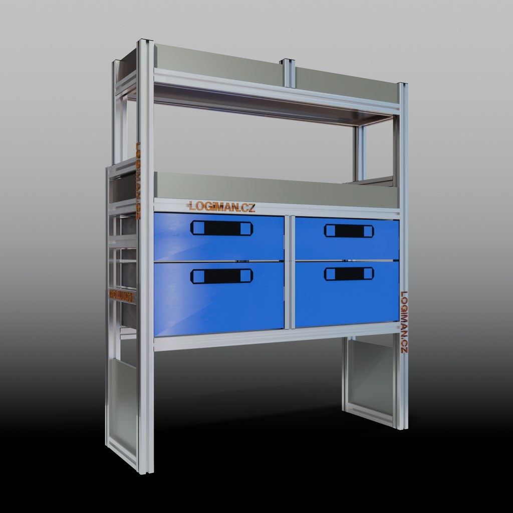 Van shelving fit-out – Ford Transit Custom L1H1