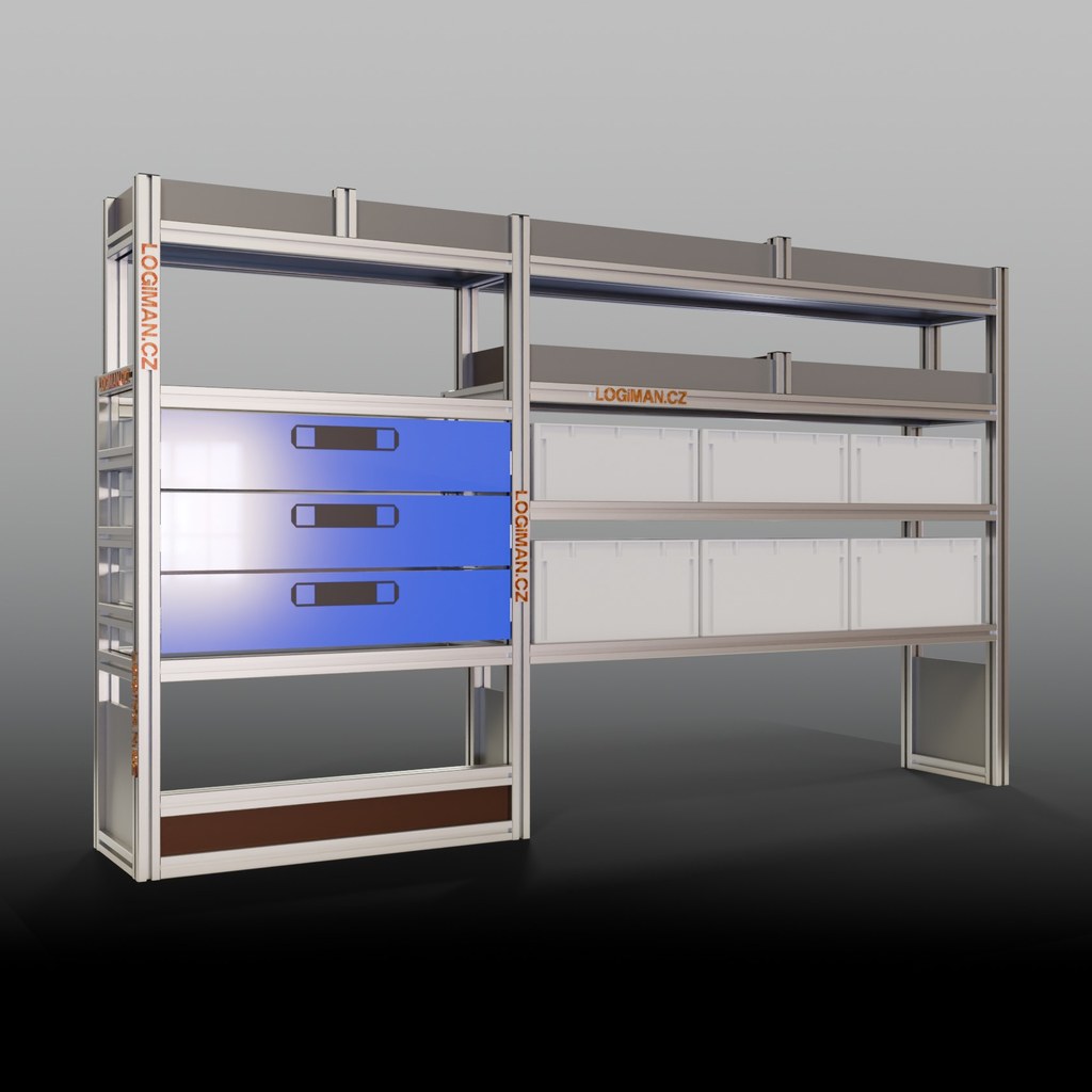 Van shelving fit-out – Ford Transit Custom L1H1