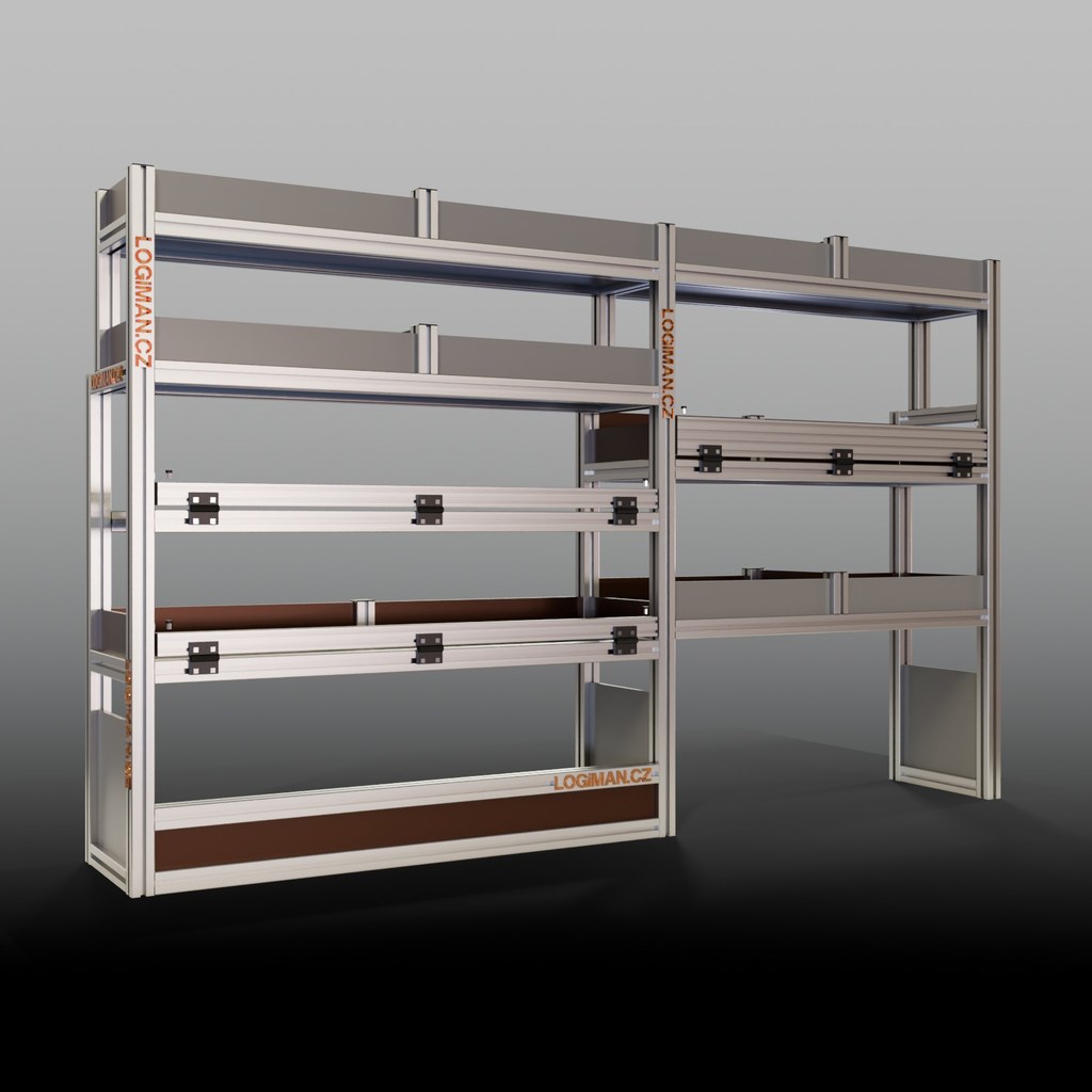 Van shelving fit-out – Ford Transit Custom L1H1