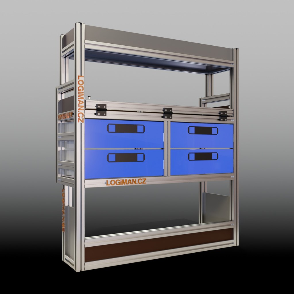 Van shelving fit-out – Citroen Jumpy L1