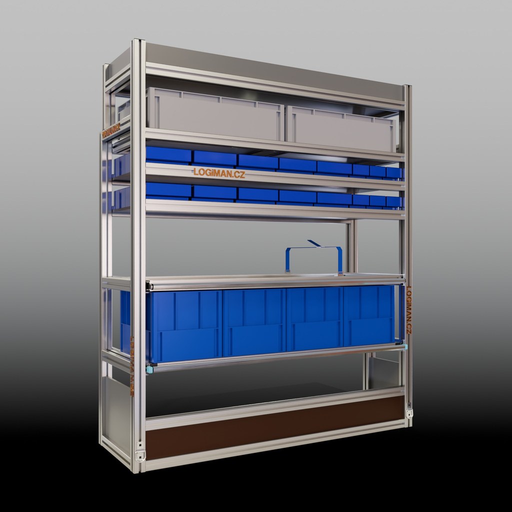 Van shelving fit-out – Ford Transit L2H2 FWD