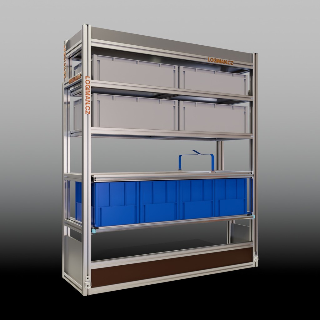 Van shelving fit-out – Ford Transit L2H2 FWD