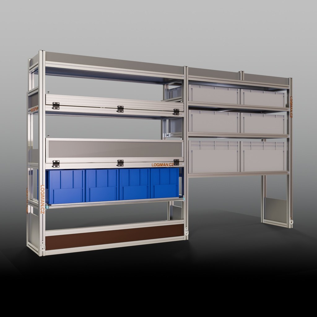 Van shelving fit-out – Ford Transit L2H2 FWD
