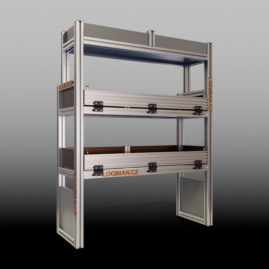 Van shelving fit-out – Mercedes Vito L1