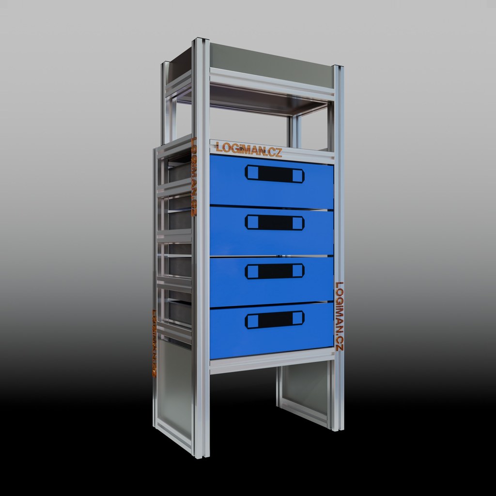 Van shelving fit-out – Opel Vivaro L2