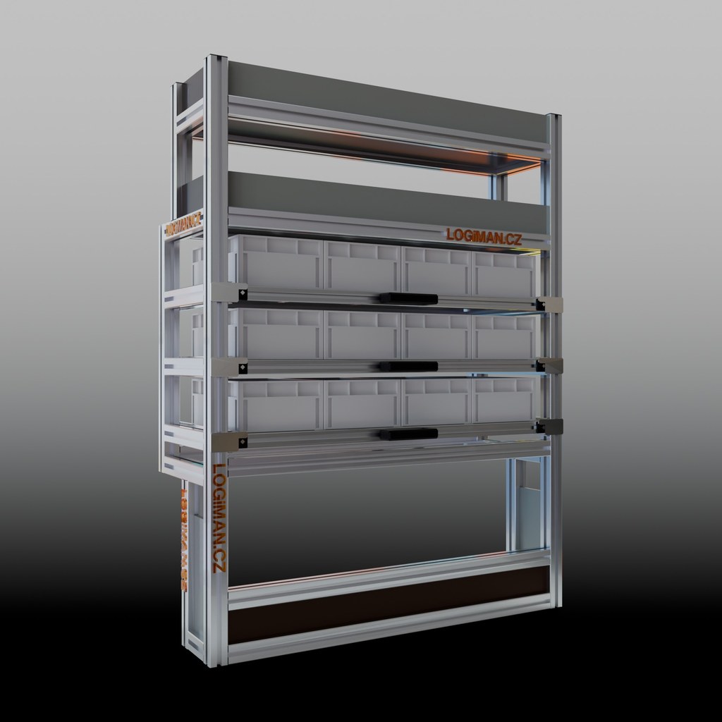Van shelving fit-out – VW Transporter T6 L1