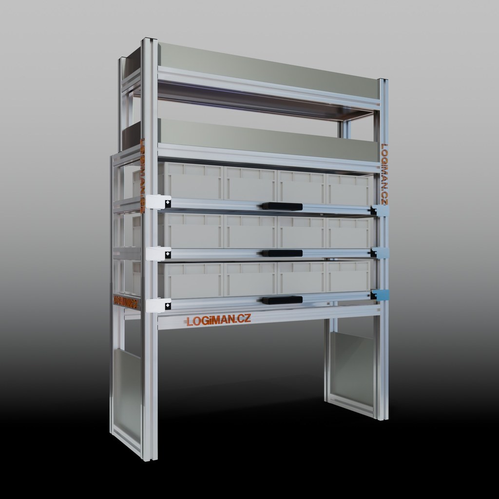 Van shelving fit-out – VW Transporter T6 L1