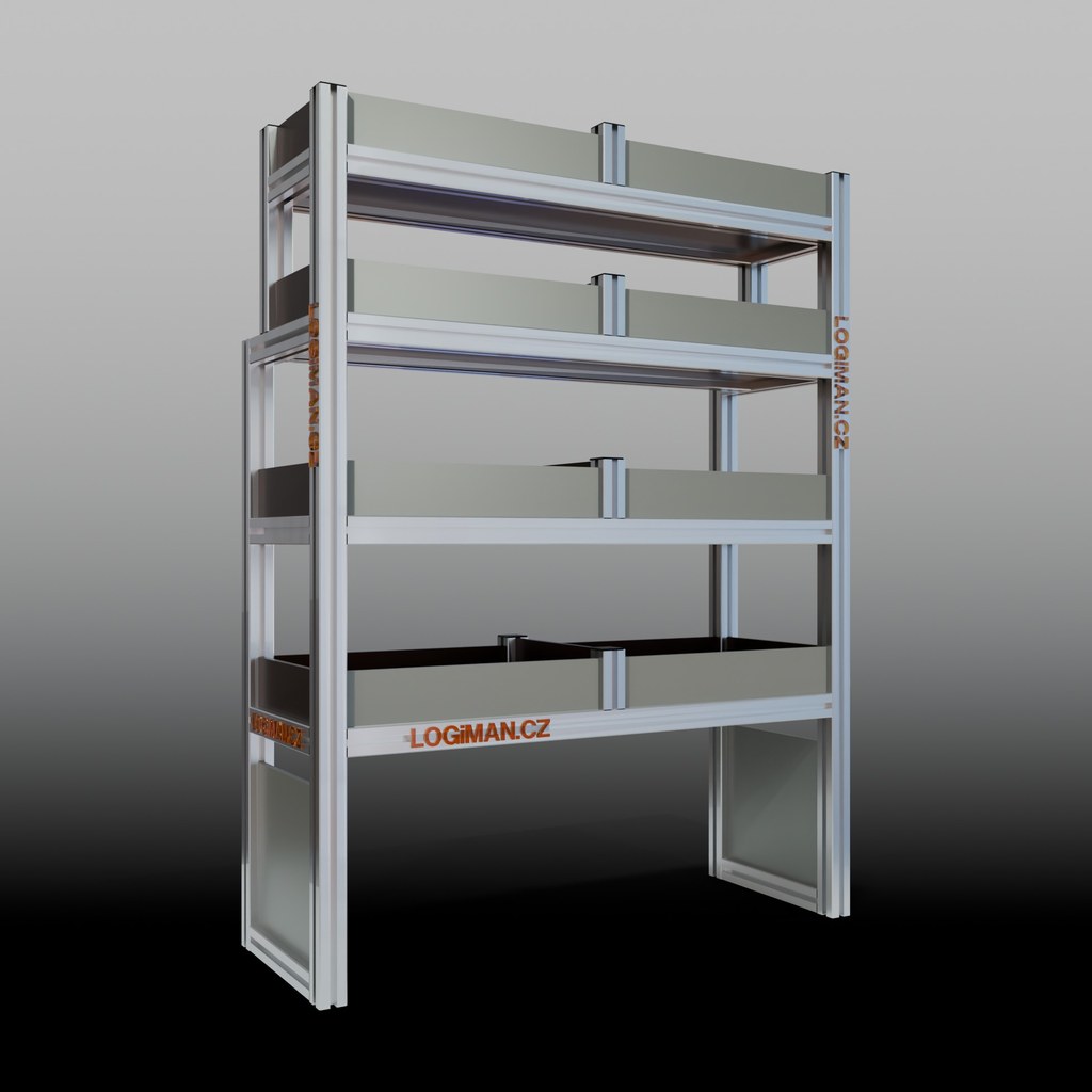 Van shelving fit-out – VW Transporter T6 L1