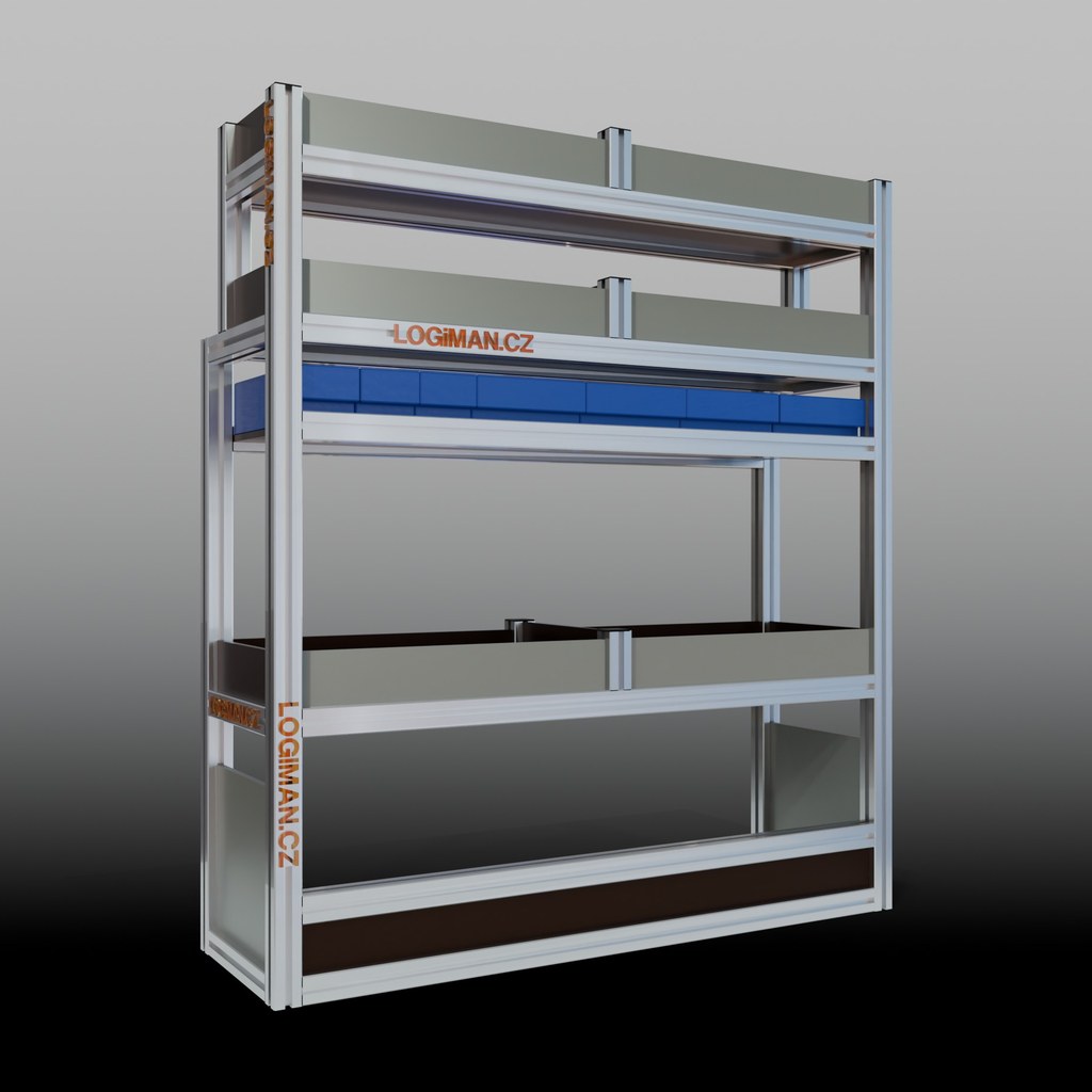 Van shelving fit-out – VW Transporter T6 L1