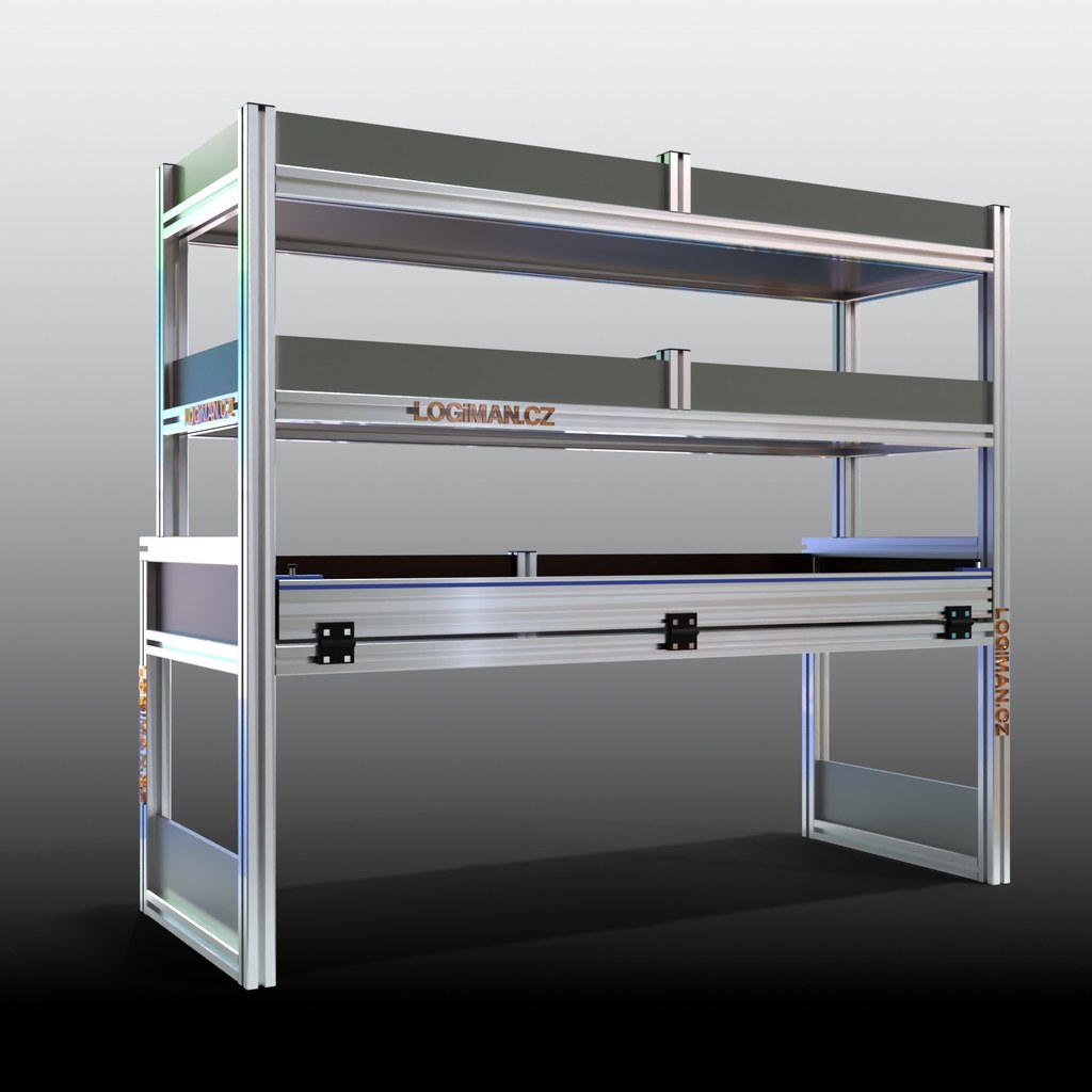 Van shelving fit-out – VW Transporter T6 L2