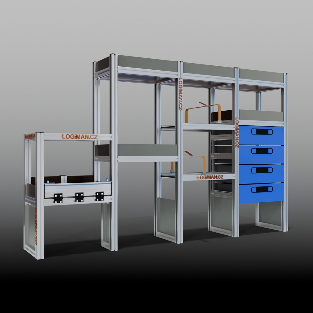 Van shelving fit-out – Renault Trafic L1H1 (wheelbase 3098 mm)