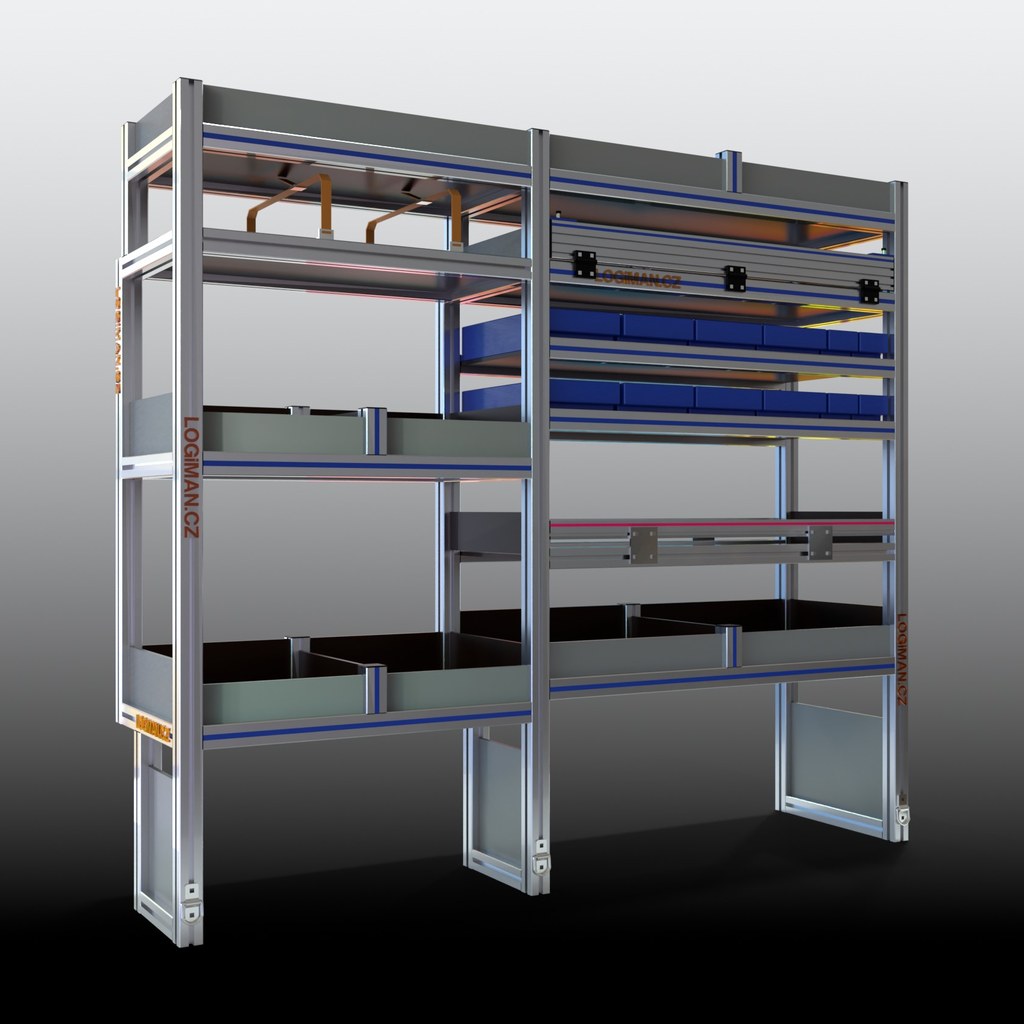 Van shelving fit-out – Ford Transit L3H2 FWD