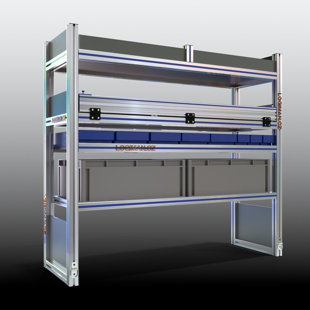 Van shelving fit-out – Fiat Ducato L2H2 3450 mm