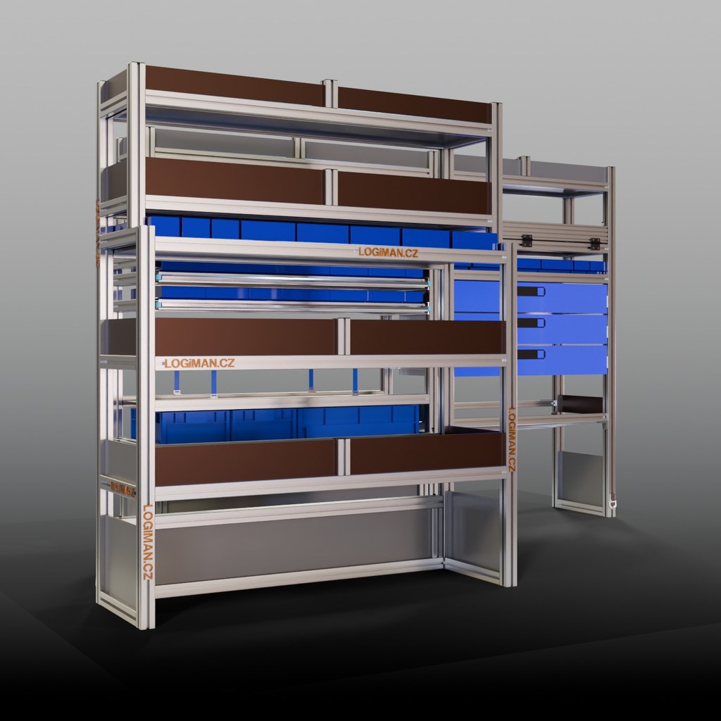 Van shelving fit-out – VW Crafter L3H3 FWD