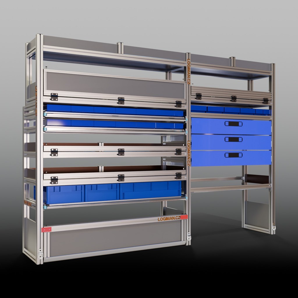 Van shelving fit-out – VW Crafter L3H3 FWD