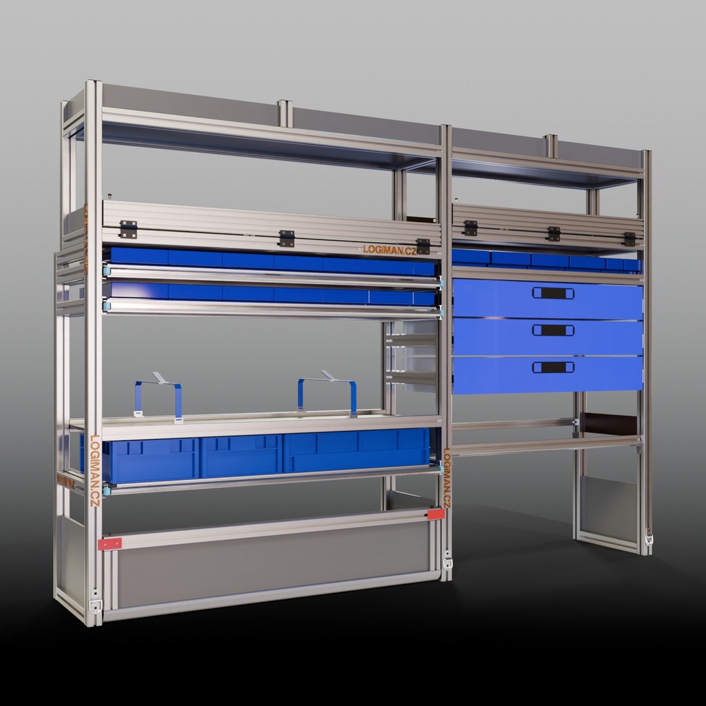 Van shelving fit-out – VW Crafter L3H3 FWD