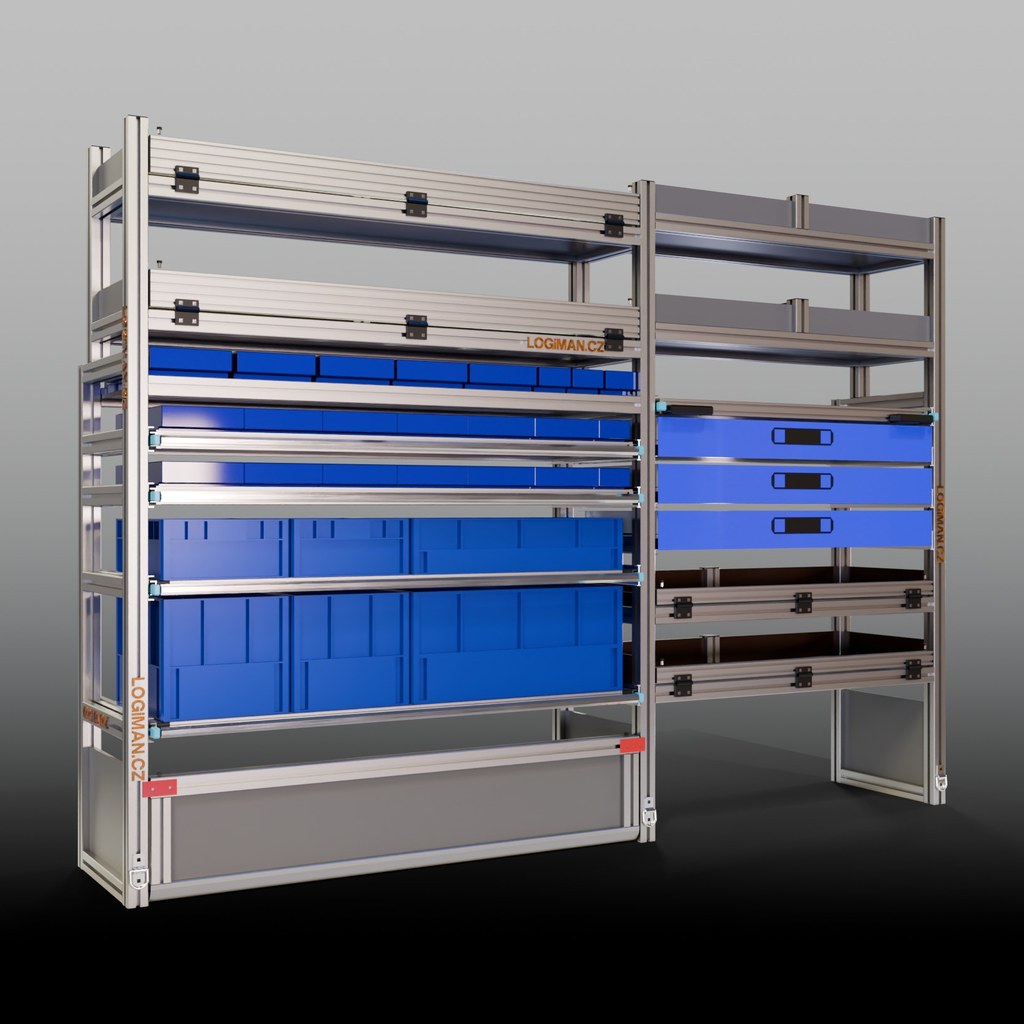 Van shelving fit-out – VW Crafter L3H3 FWD
