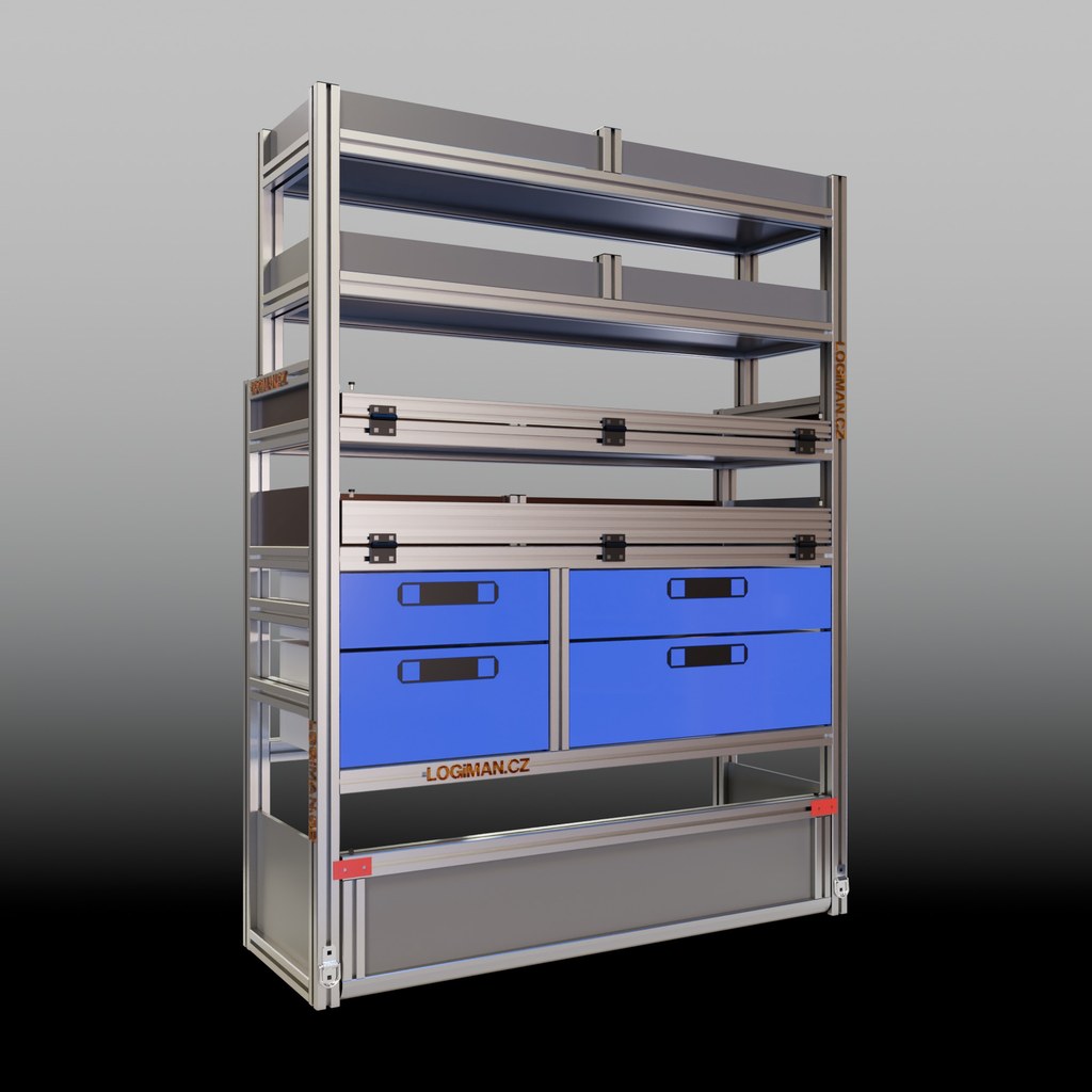 Van shelving fit-out – VW Crafter L3H3 FWD
