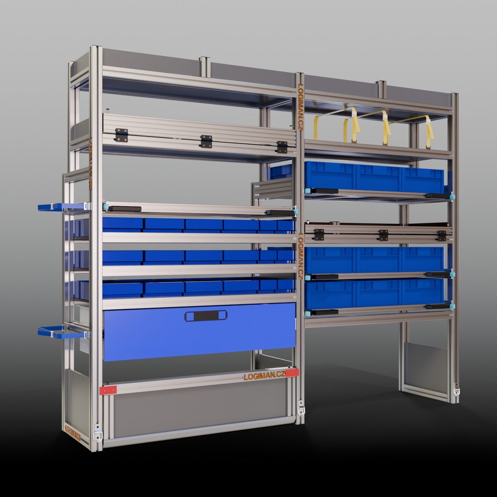 Van shelving fit-out – VW Crafter L3H3 FWD