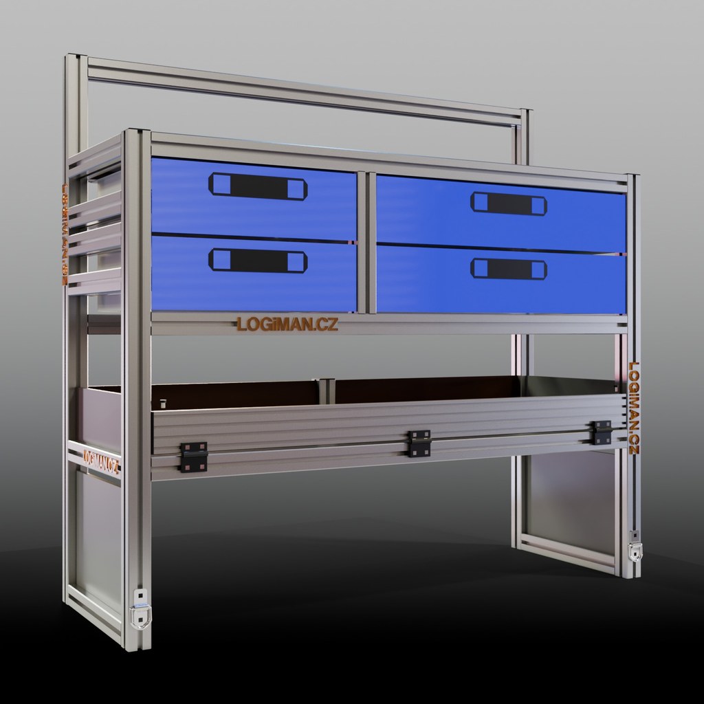 Van shelving fit-out – Fiat Ducato L2H2 3450 mm