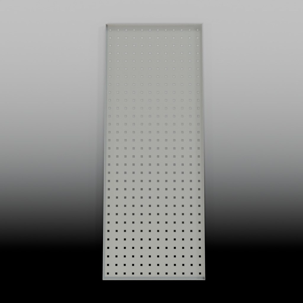 Perforated steel tool panel 1190 x 460mm
